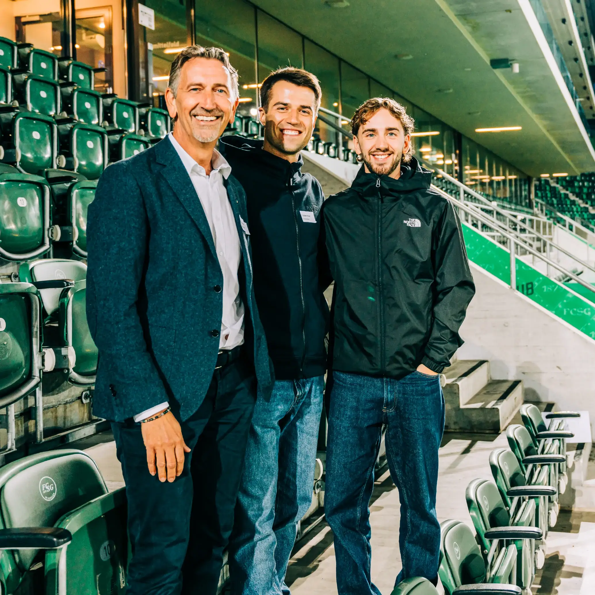 Divid-Team im Stadion