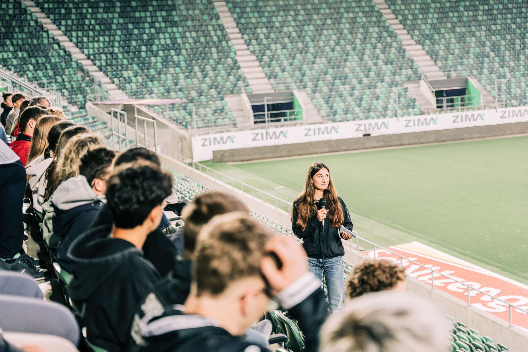 NetzwerkSport: Anlass im Fussballstadion