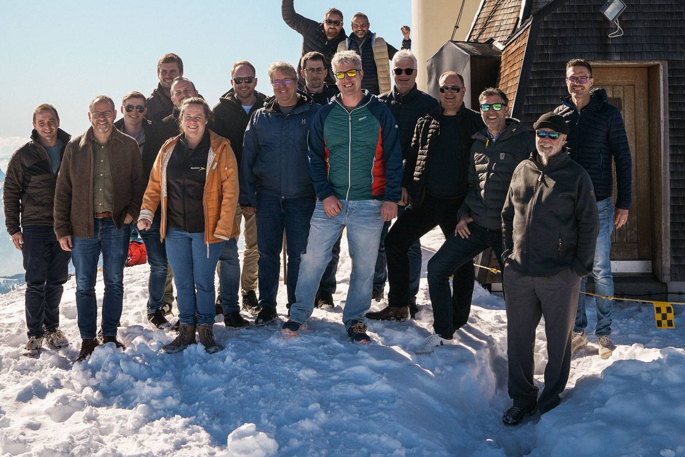 5er Clan: Gruppenfoto im Winter